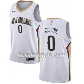 Dres New Orleans Pelicans DeMarcus Cousins 0 Nike 2017-18 Bijela Swingman